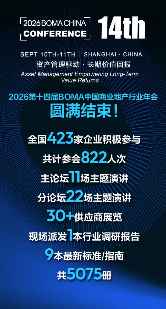 商业地产存量时代价值管理观点集萃!423家企业参会!2026BOMA中国行业年会圆满收官!